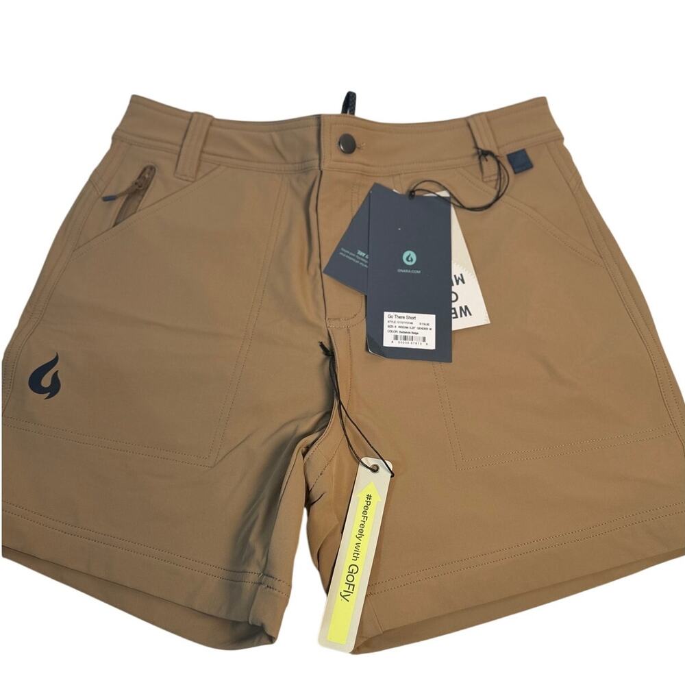 Gnara Go There Shorts – Women’s Size 8 – Baldness Beige – NWT